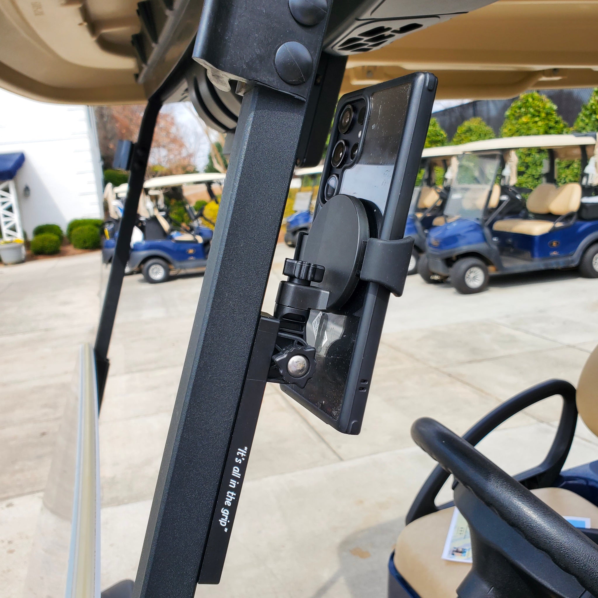 The Universal Magnetic Smart Phone Holder w/ ball mark