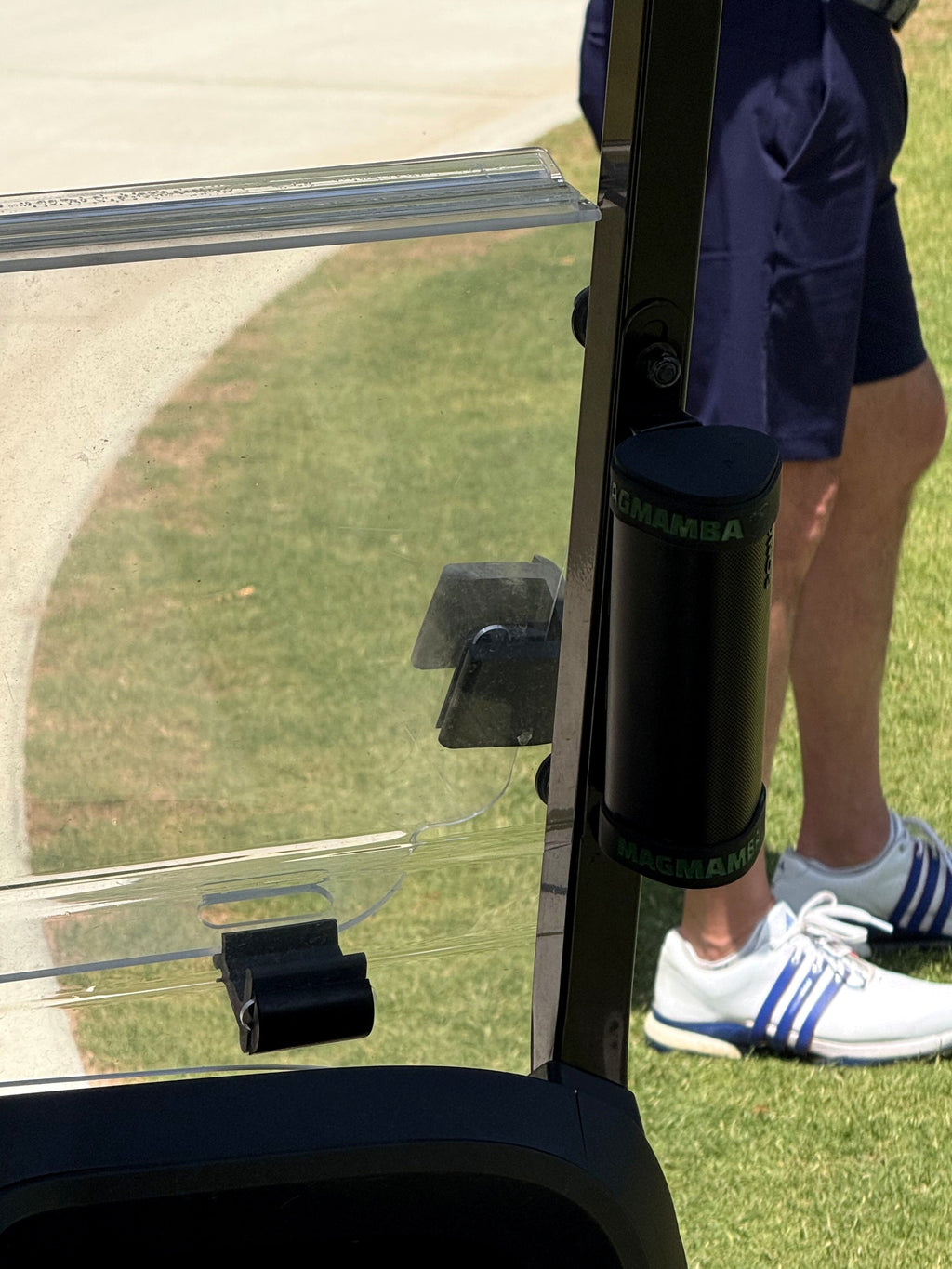 MagMamba Sound speaker holder on golf cart - Bose compatible